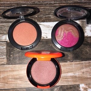 MAC shimmer blush & mineral blush